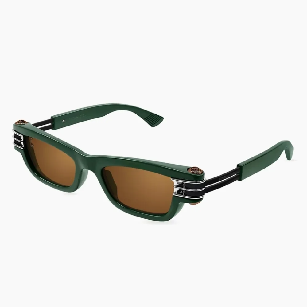 Bottega Veneta Bolt Rectangle Frame Sunglasses - Picture 9 of 9